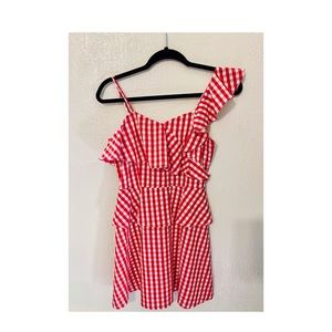 AFTERMARKET Red Plaid Dress NWT
